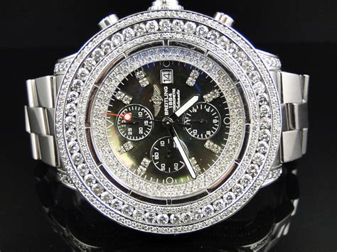 breitling diamond watch